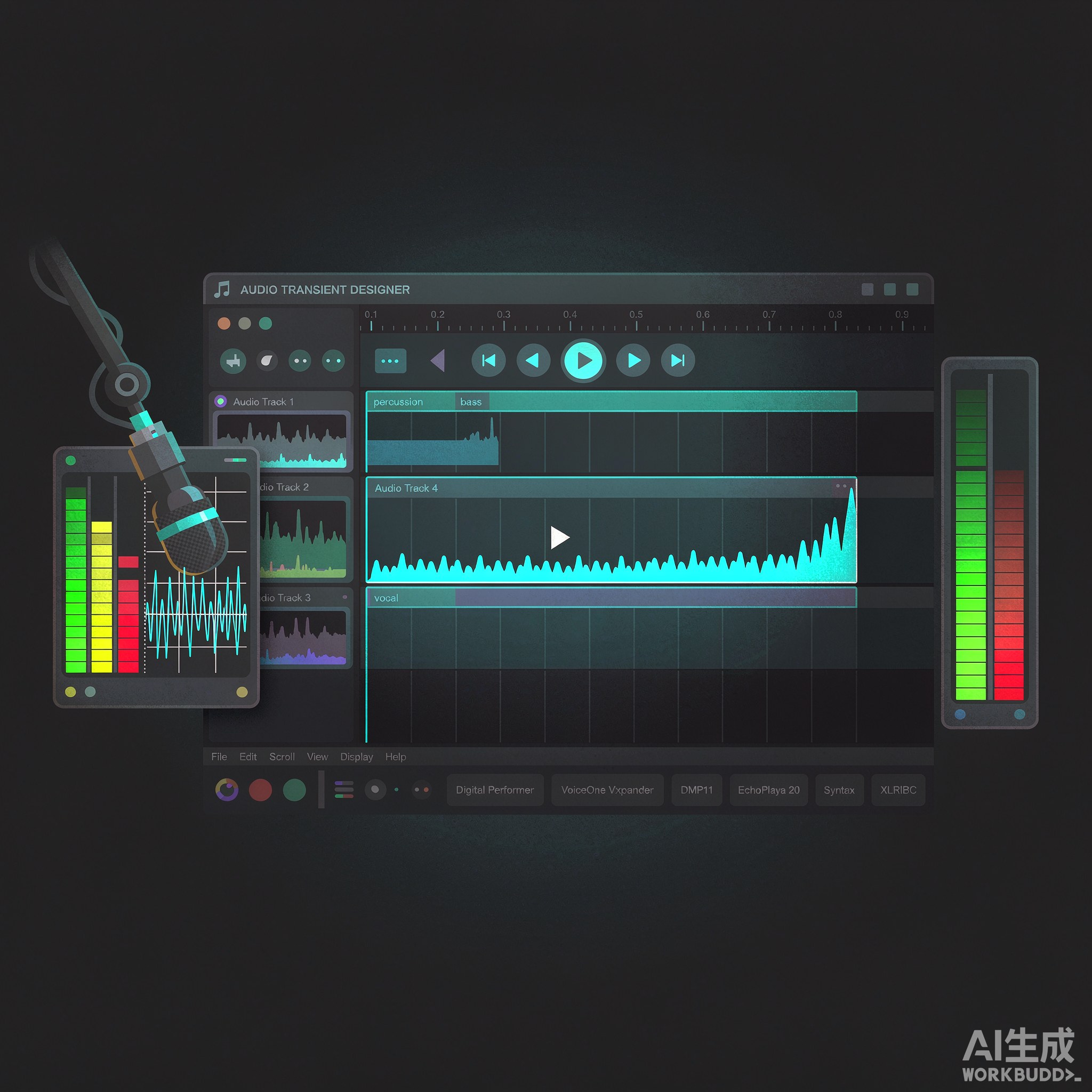 Cubase功能界面