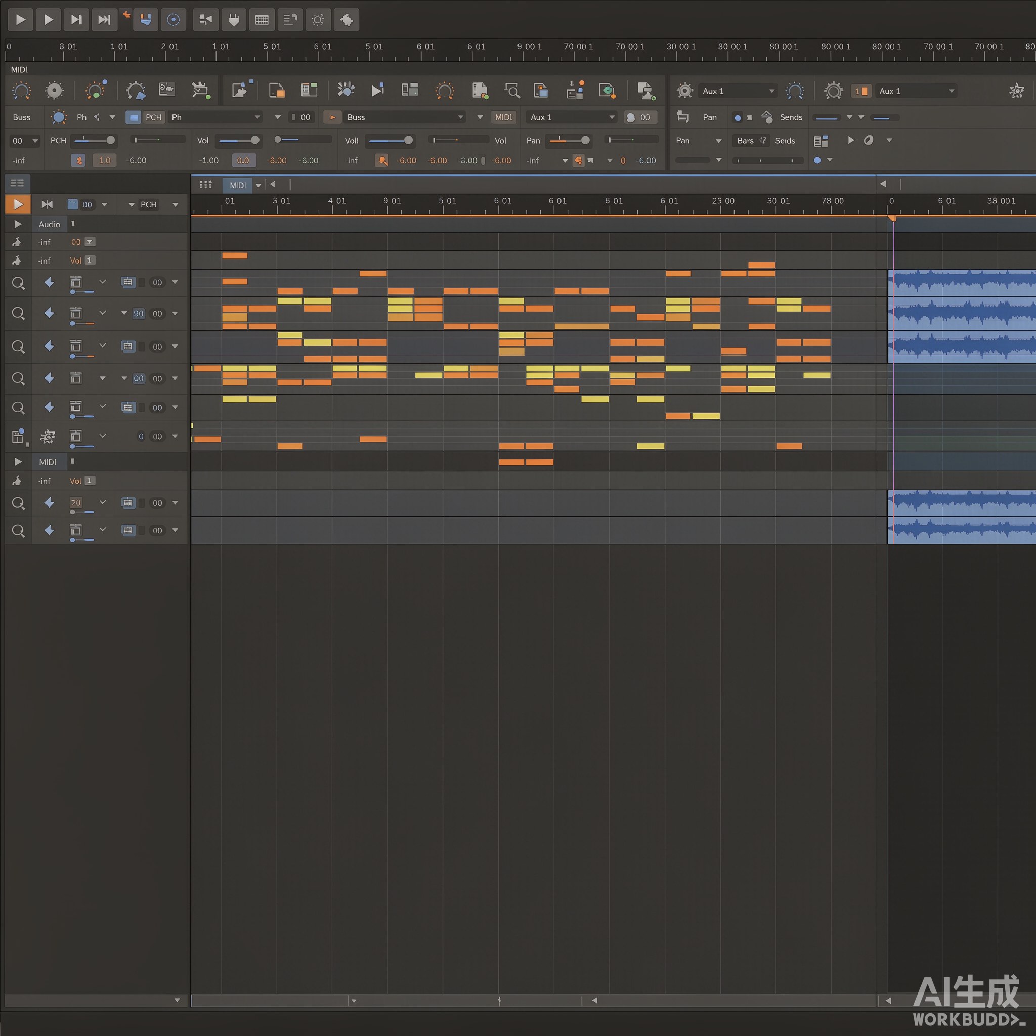 Cubase音乐制作界面实拍